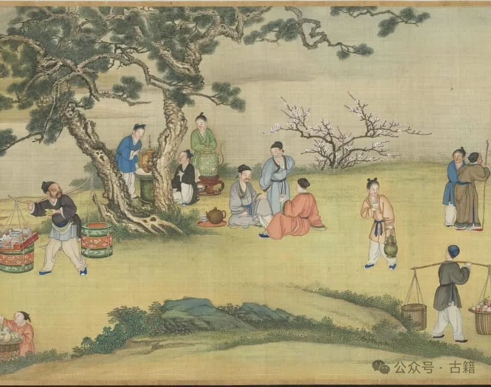文章标题-25 清乾隆丁观鹏绘《太平春市图》中的「新春品茶会」考