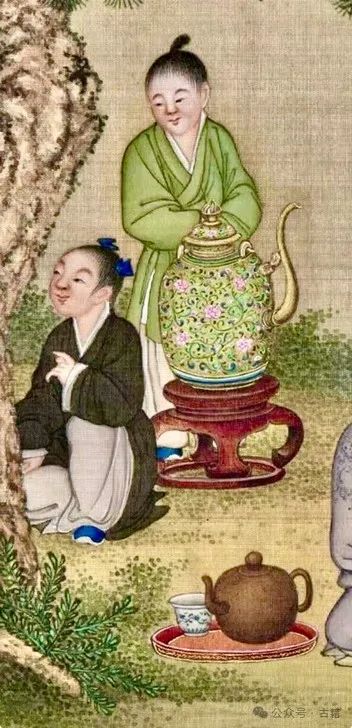 文章标题-29 清乾隆丁观鹏绘《太平春市图》中的「新春品茶会」考