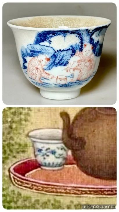 文章标题-40 清乾隆丁观鹏绘《太平春市图》中的「新春品茶会」考