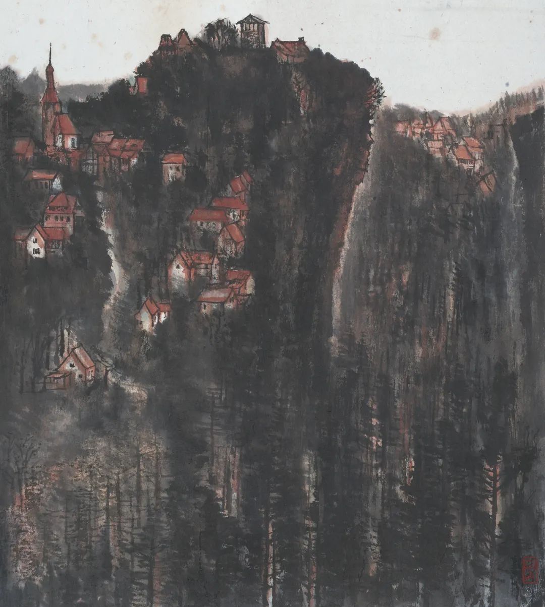 文章标题-17 山水与异国——1959年李可染访德期间水墨风景作品研究