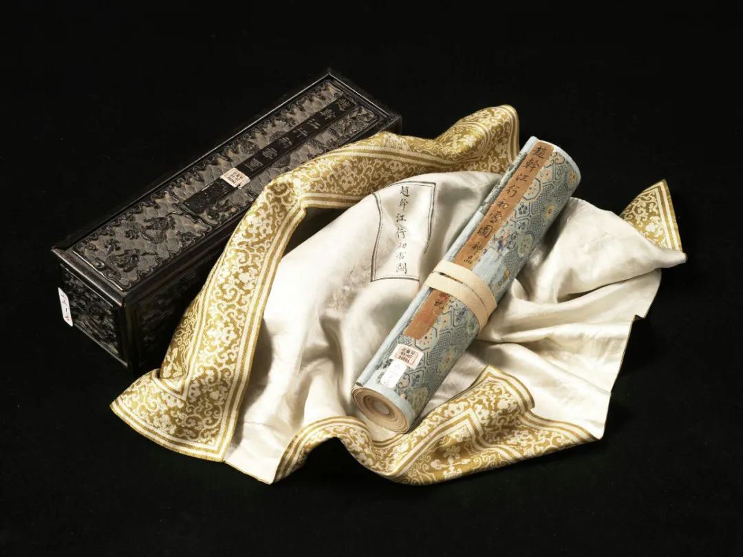 书画手卷包首锦：解密皇室顶级书画装裱