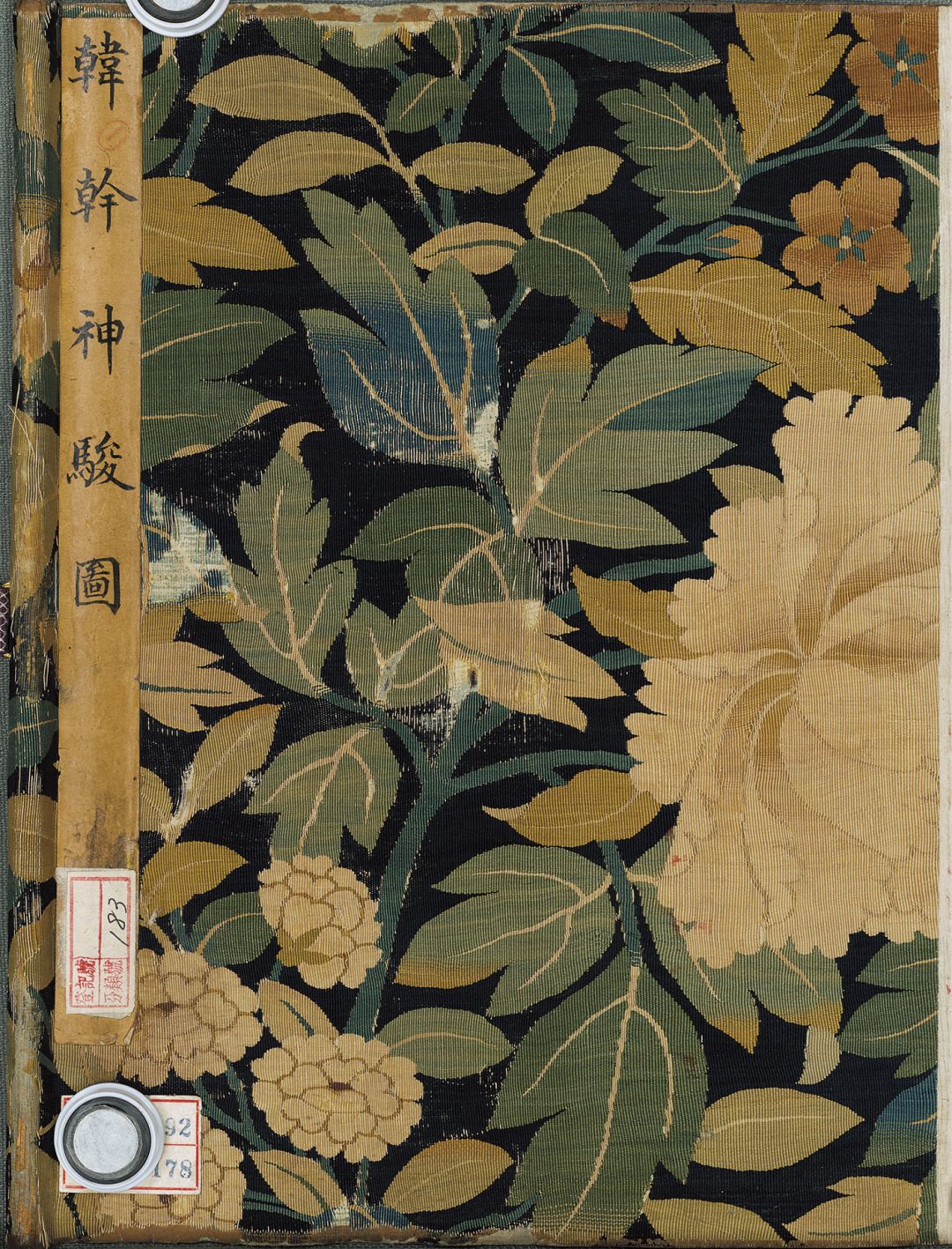 书画手卷包首锦：解密皇室顶级书画装裱