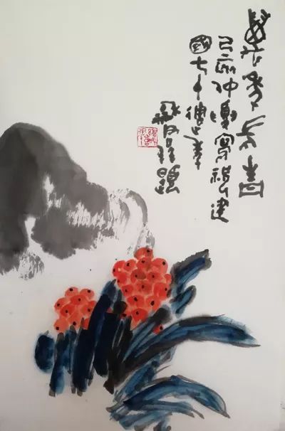 著名画家伊和君作品专辑之一：笔墨简练，意境含蓄