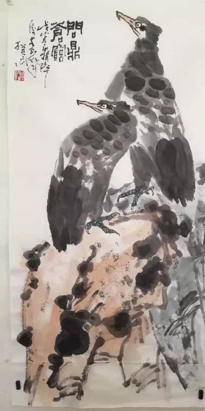 著名画家伊和君作品专辑之一：笔墨简练，意境含蓄