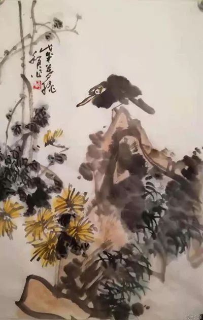 著名画家伊和君作品专辑之一：笔墨简练，意境含蓄