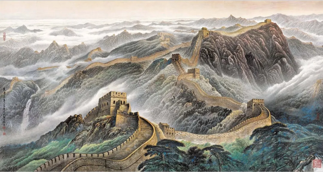 难怪人民大会堂挂他的画儿，看看他的这些作品！