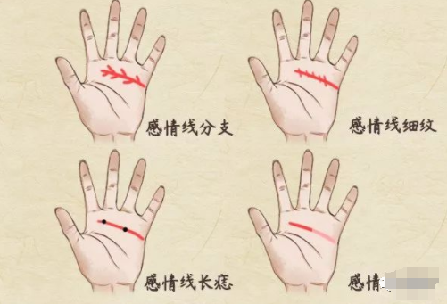 相学——感情线鉴定法