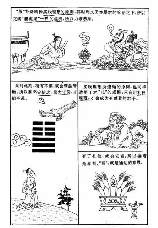 辅助大家理解和记忆周易六十四卦漫画图​！