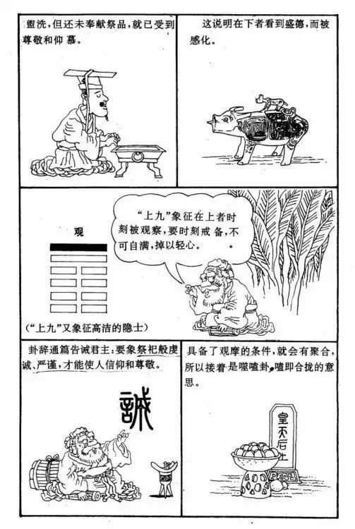 辅助大家理解和记忆周易六十四卦漫画图​！