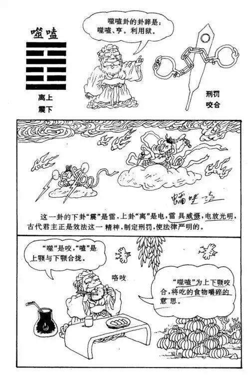 辅助大家理解和记忆周易六十四卦漫画图​！