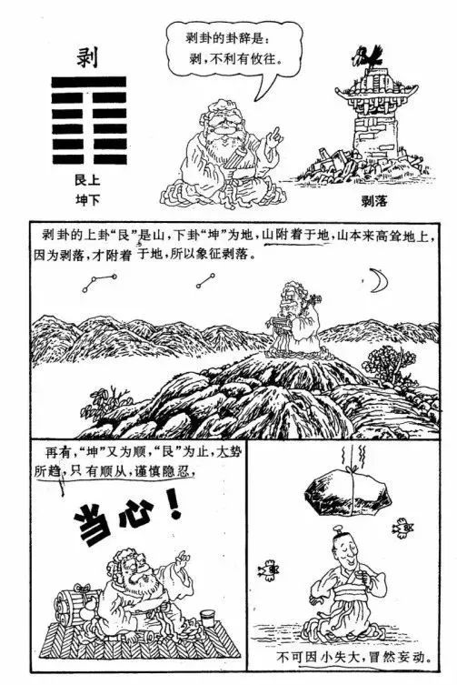 辅助大家理解和记忆周易六十四卦漫画图​！