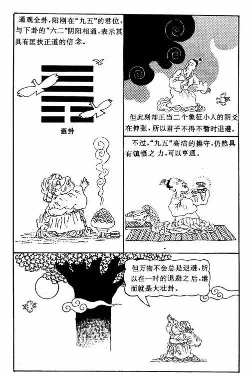 辅助大家理解和记忆周易六十四卦漫画图​！