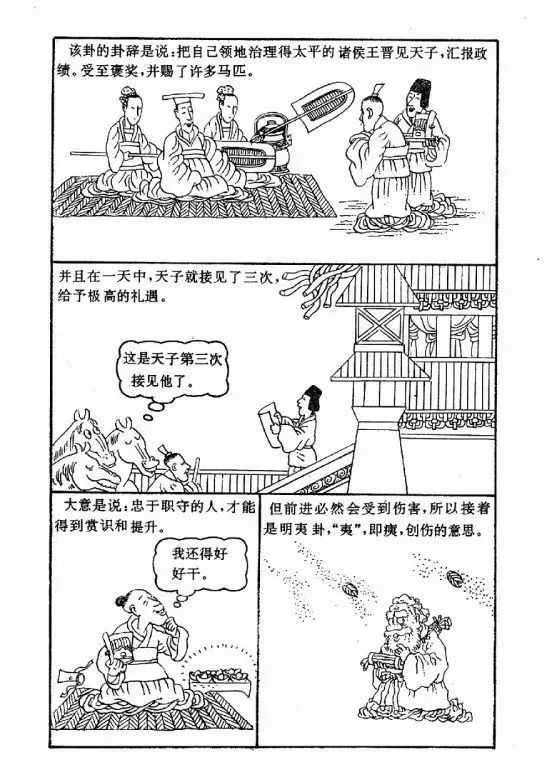 辅助大家理解和记忆周易六十四卦漫画图​！