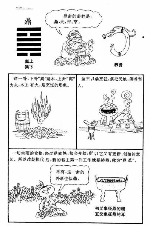 辅助大家理解和记忆周易六十四卦漫画图​！