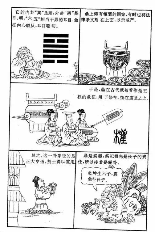 辅助大家理解和记忆周易六十四卦漫画图​！
