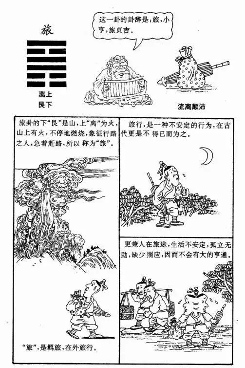 辅助大家理解和记忆周易六十四卦漫画图​！
