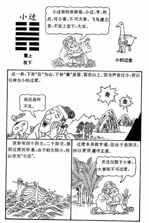辅助大家理解和记忆周易六十四卦漫画图​！