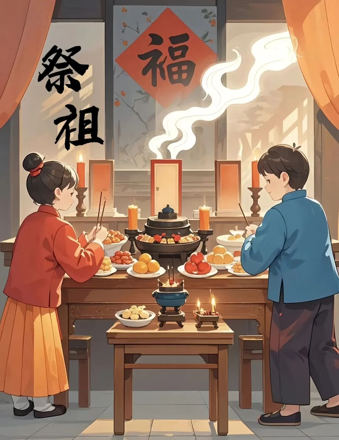 文章标题-5 腊八节,五帝朝会考校定福报!为何说过了腊八就是年?