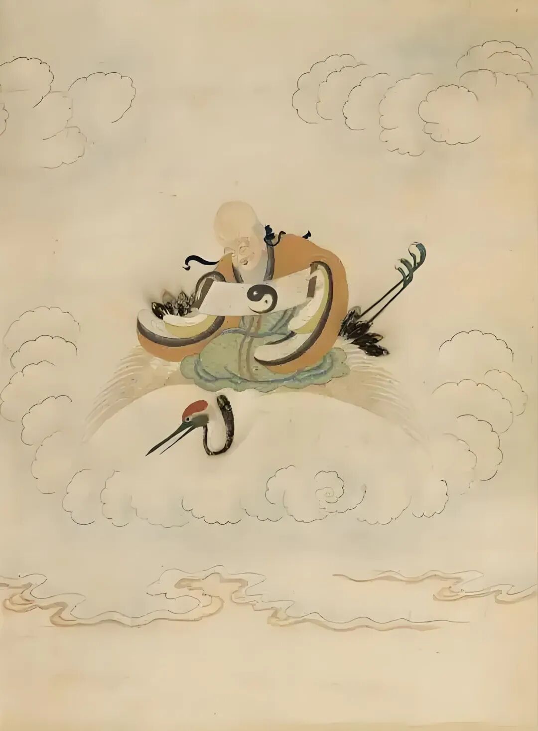 道教招鹤法探奥：厉害了我的道长，竟能邀请仙鹤！