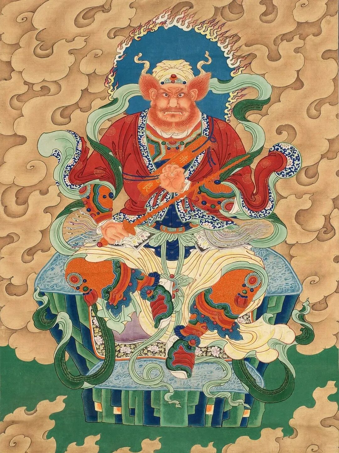 文章标题-3 凌霄殿前逼平孙悟空!这位道教第一护法神,才是道教的战力天花板!