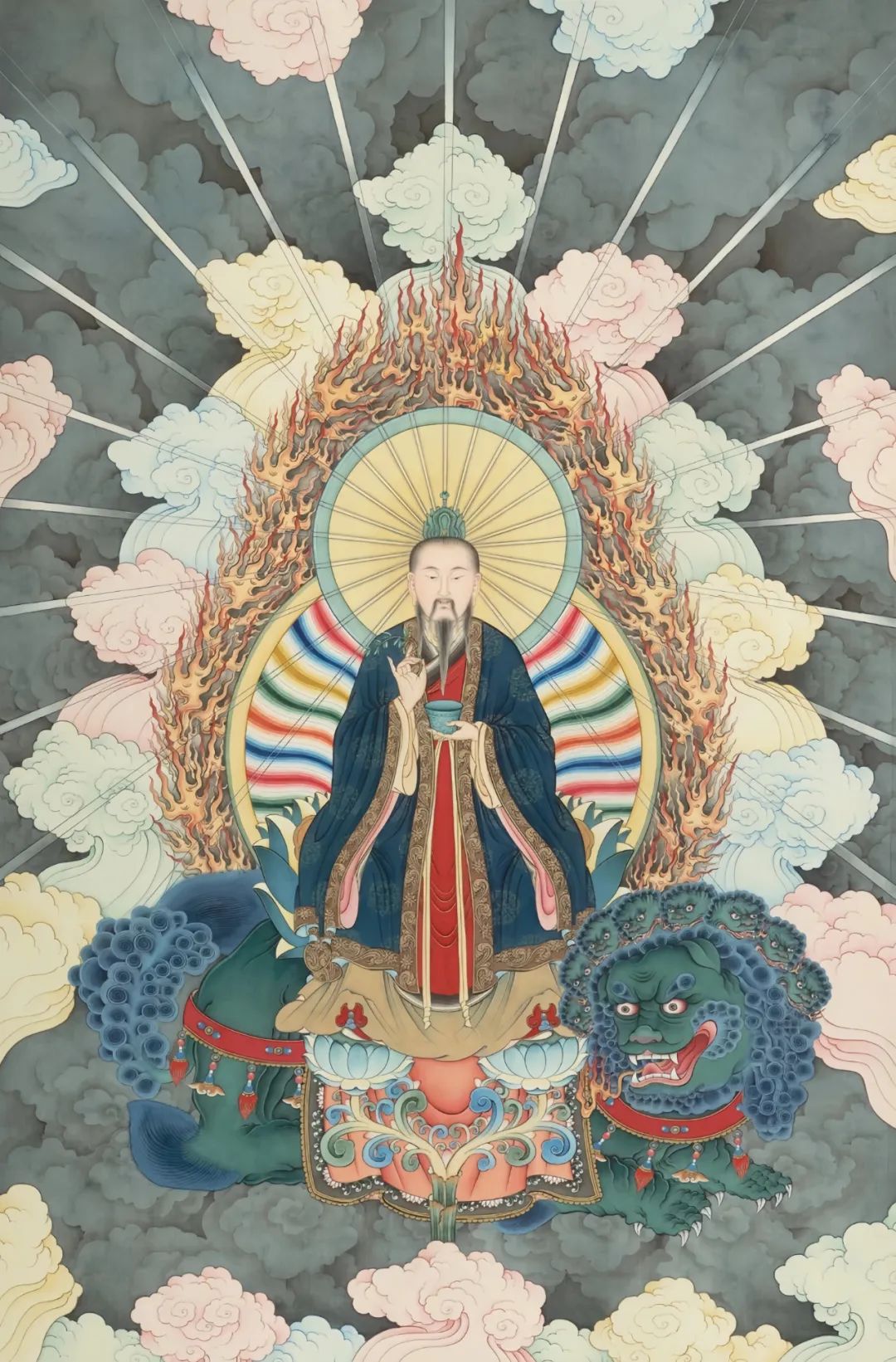 太乙救苦天尊遍度十方，闻声即赴，为你驱散梦魇，引向清明！