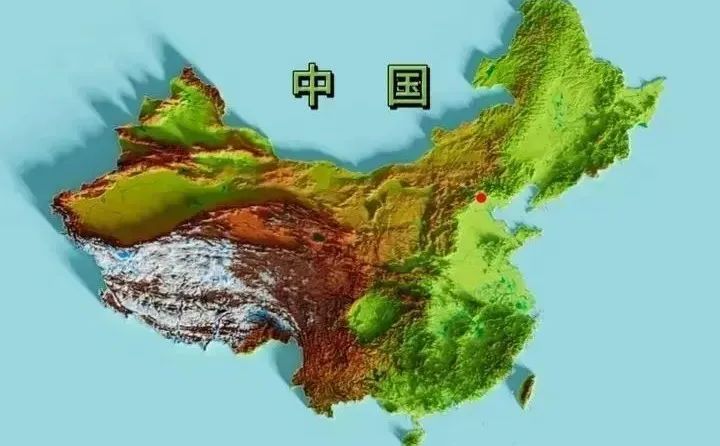 风水研究：全国各省立体地形图