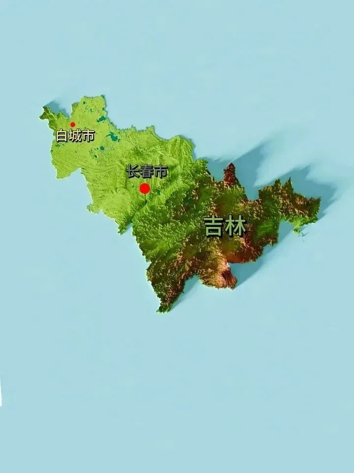 风水研究：全国各省立体地形图