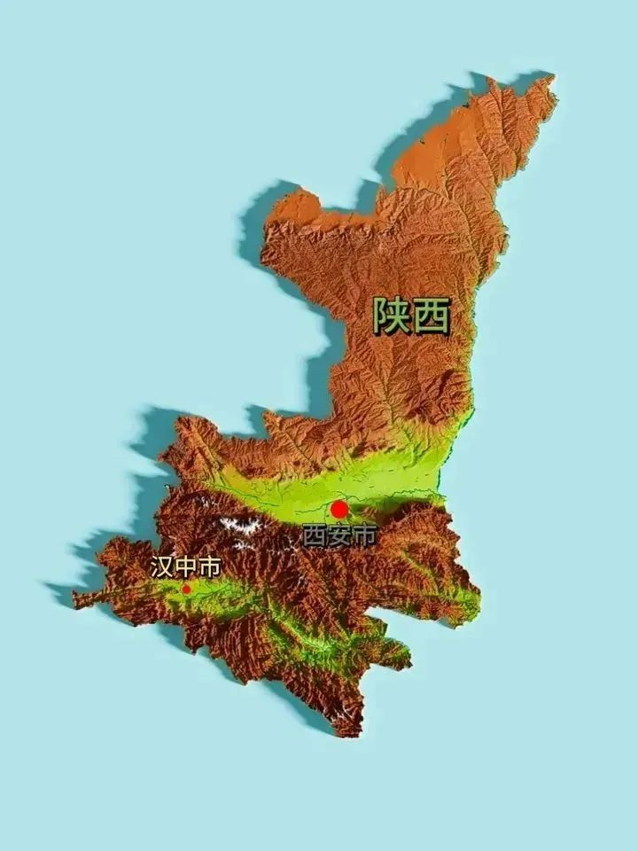 风水研究：全国各省立体地形图