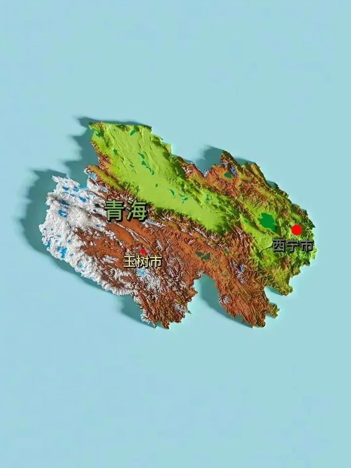 风水研究：全国各省立体地形图