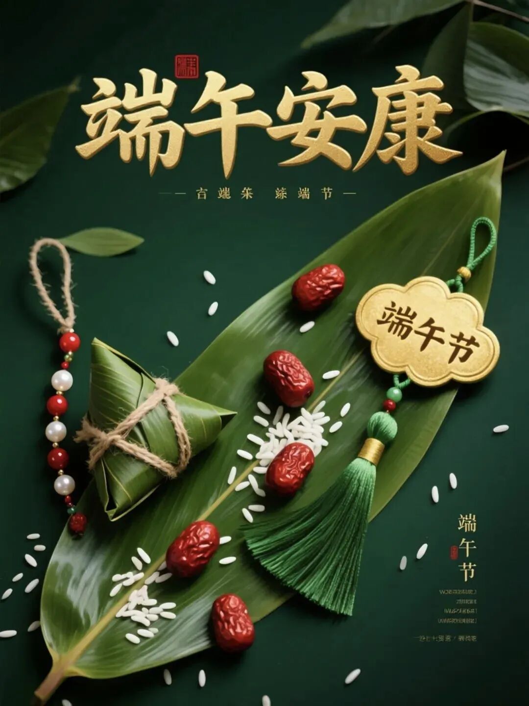 文章标题-2 一年一端午,一岁一安康;端午安康 福寿绵长