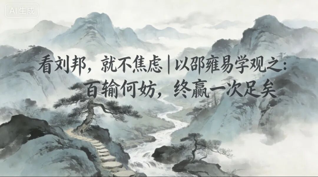 文章标题-1 看刘邦,就不焦虑|以邵雍易学观之:百输何妨,终赢一次足矣