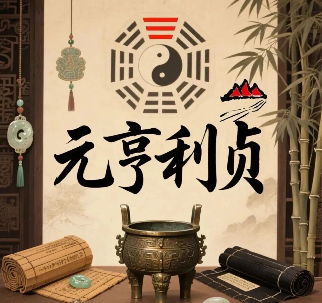 文章标题-1 “元亨利贞”:贯通宇宙规律与人生之道的周易智慧