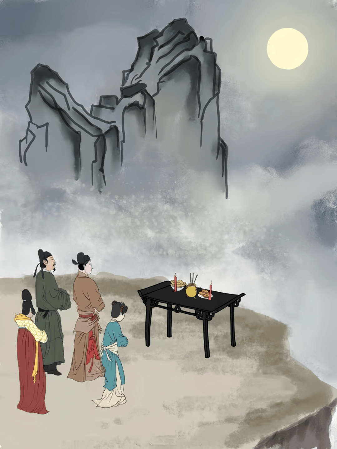 中秋拜月神有十种功德：错过再等一年！（附：每日运势解读）