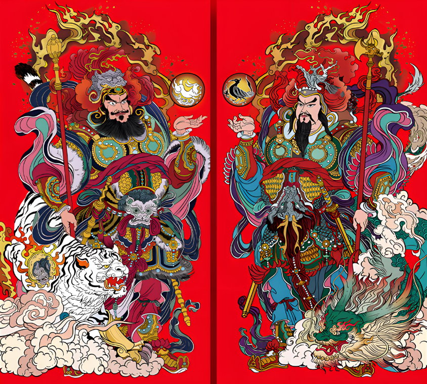 供奉的门神都有哪些？其中两位还是冥界的鬼帝！