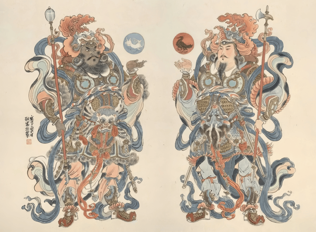 文章标题-4 供奉的门神都有哪些?其中两位还是冥界的鬼帝!