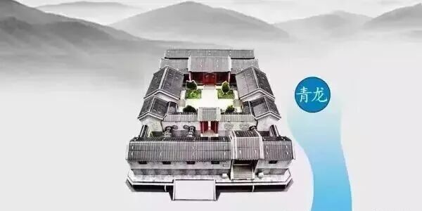 “风水宝地”中的“左青龙，右白虎，前朱雀，后玄武”的实际运用