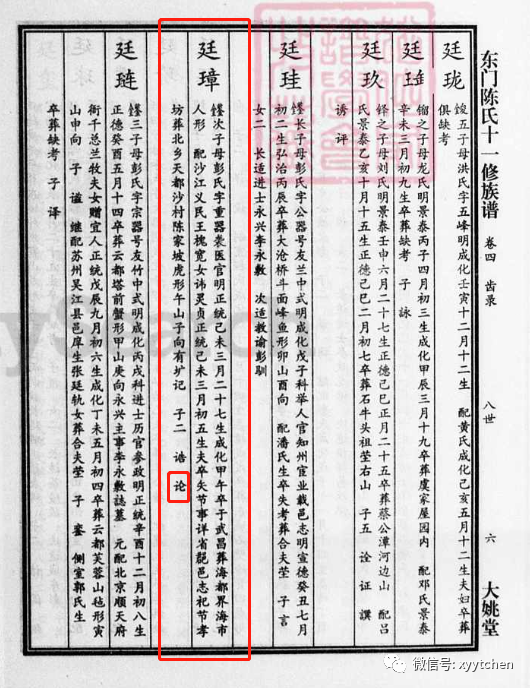 攸县《东门陈氏》与《鸾山陈氏》：两个陳論